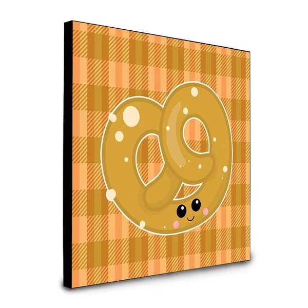 8 x 8 x 0.625 in. Pretzel Artwork Panel Wall Decor, Carolines Treasures, Mfr#: BB6888UP88